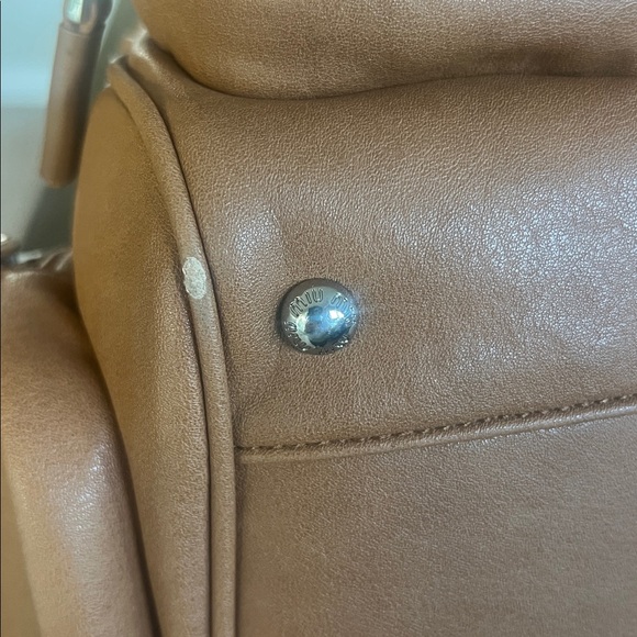 Miu Miu Pocket Nappa leather top-handle bag - Picture 12 of 16